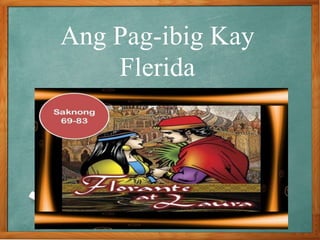 Ang Pag-ibig Kay
Flerida
 