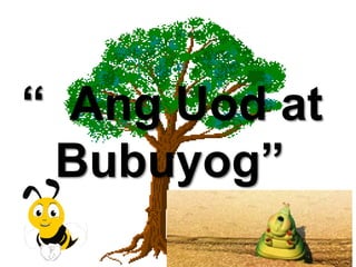 “ Ang Uod at
Bubuyog”
 
