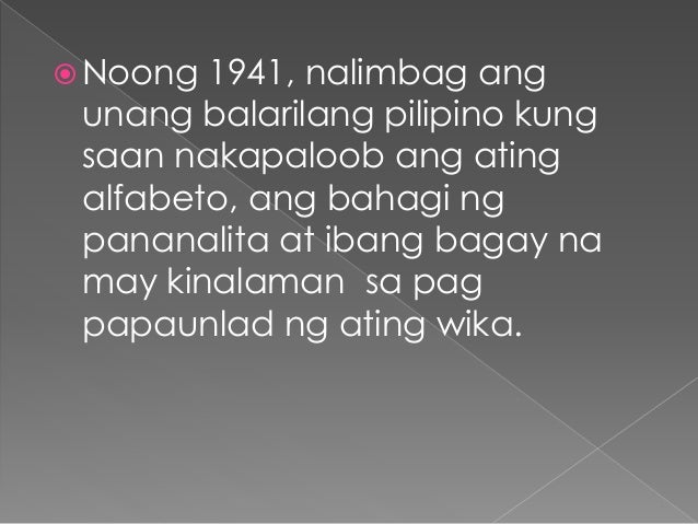 Randki abakadang filipino