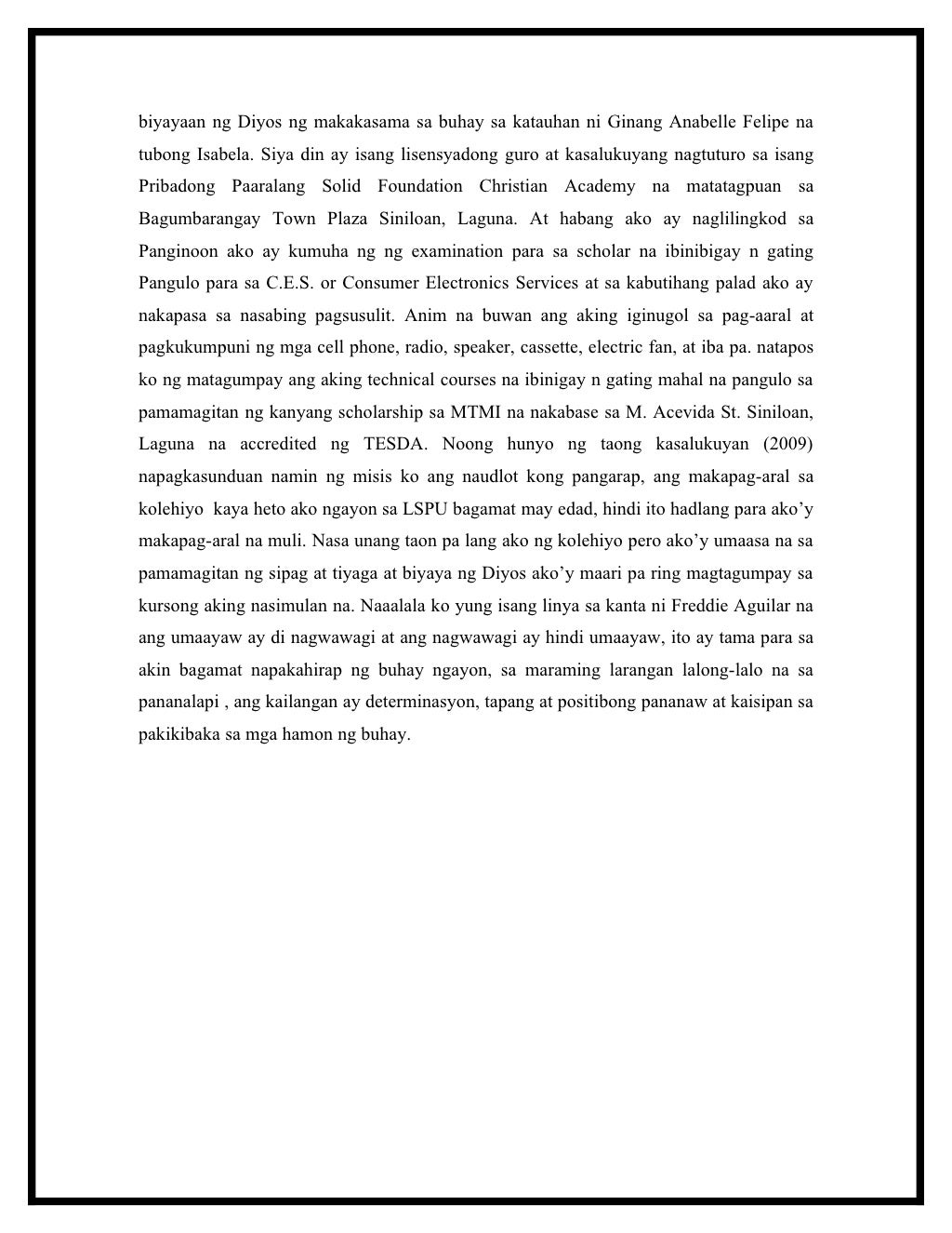 Ano ang talambuhay picture