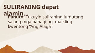 filipino 10 quarter 3 aralin 5 Ang Alaga.pptx