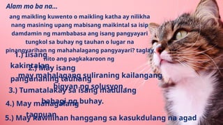 Ang Alaga Power Point Presentation Kuwarter 3 Filipino 10 | PPTX