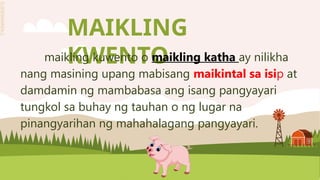 Ang Alaga by Barbara Kimenye Filipino 10 | PPTX