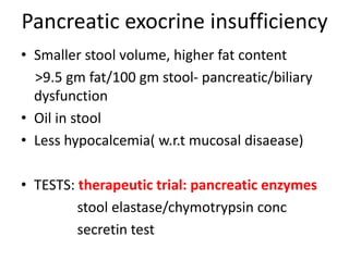 Management of chronic diarrhea | PPTX