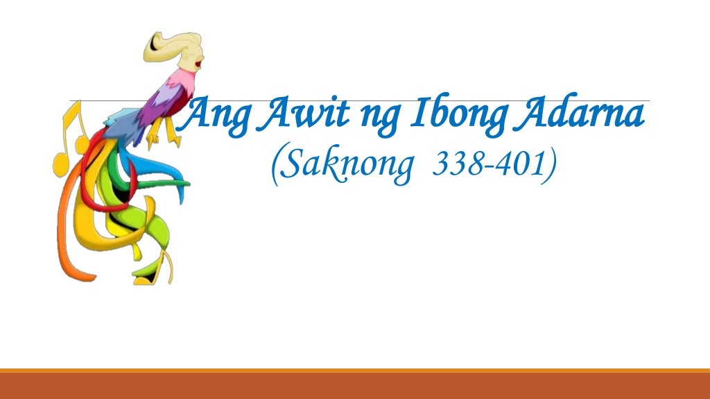 Tagalog Stor Of Ang Awit Ng Ibong Adarna - Vrogue