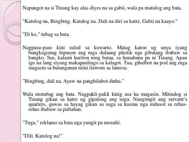 Ang bata nga dili matulog literary analysis image