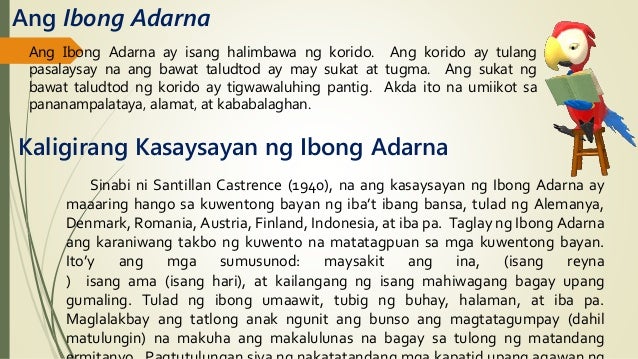 Alamat Ang Kwento Ng Ibong Adarna