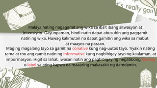 Ang conative, informative at labeling na gamit ng wika (1).pptx