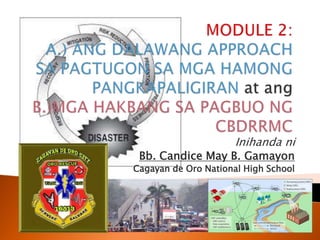 Inihanda ni
Bb. Candice May B. Gamayon
Cagayan de Oro National High School
 