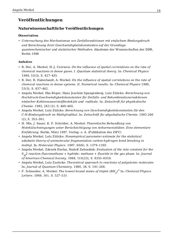 Angela merkel phd thesis