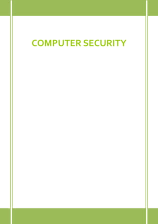 COMPUTER SECURITY
 
