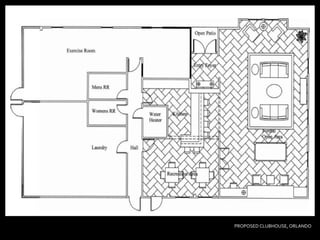 PROPOSED CLUBHOUSE, ORLANDO
 