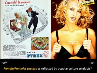 Female/Feminist success as reflected by popular culture artefacts?
1950s 1994
 