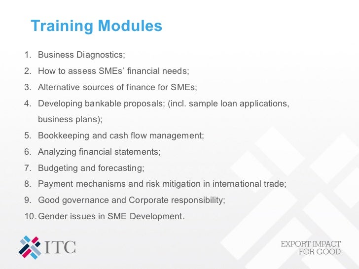Building Up Capacity for SME Development