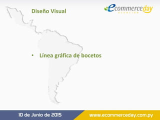 • Línea gráfica de bocetos
Diseño Visual
 