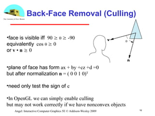 Computer Graphics Culling graphis of computer application algoriths for line drawing .ppt
