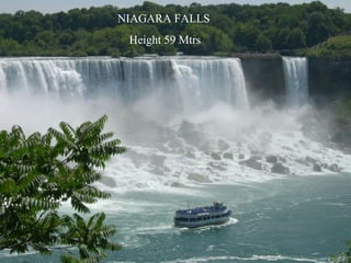 NIAGARA FALLS
Height 59 Mtrs
 