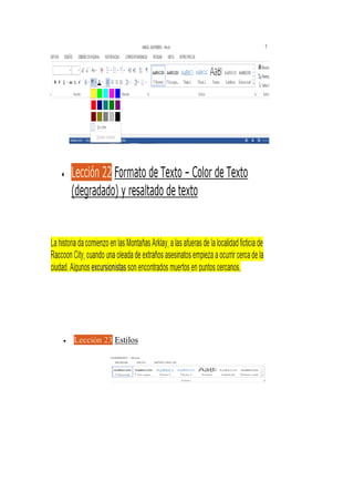  Lección 23 Estilos
 