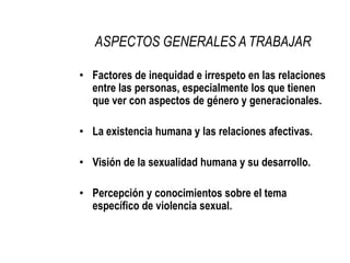Factores de riesgoDE LA VÍCTIMASoledad y desprotección.Sobreadaptación, sumisión. Necesidad de afecto y cariño.  Personalidad débil, insegura, de baja autoestima.Niños y niñas con capacidades especiales.Falta de informaciónCarencia de adulto significativo