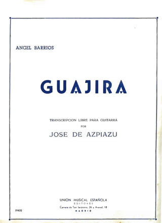 Angelica y guajira
