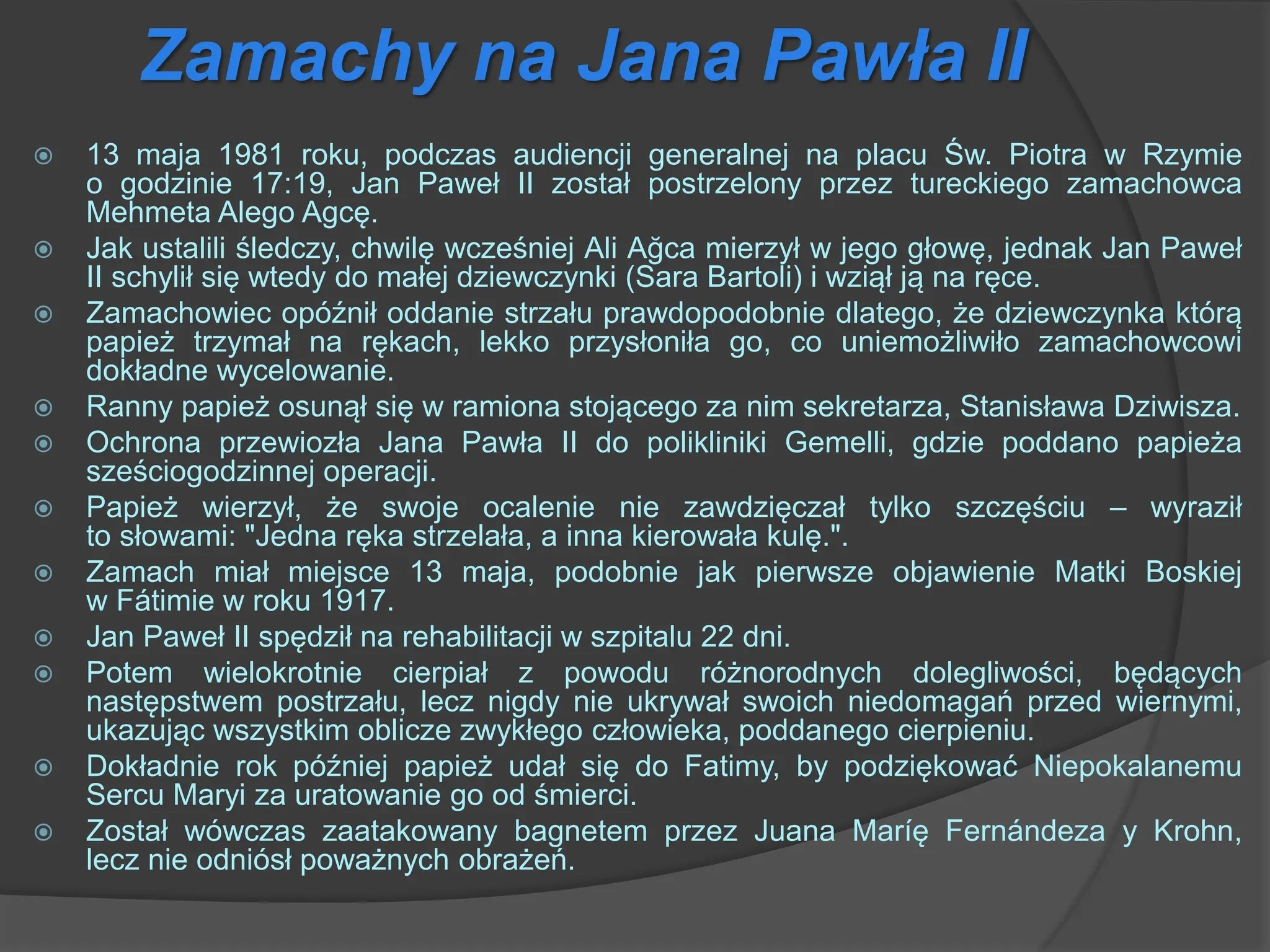 Napisz Wiersz O Sw Janie Pawle 2 Prezentacja o Janie Pawle II angelika_bosak.pptx