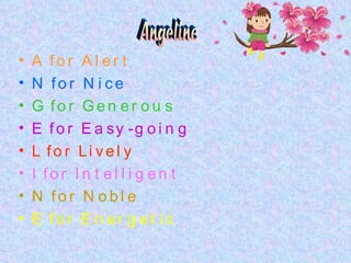 Angeline | PPT