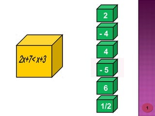 2 
- 4 
4 
- 5 
6 
1/2 
11 
 