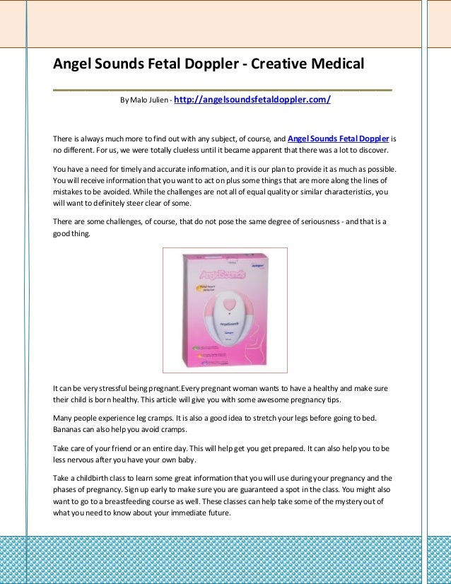 fetal doppler sounds