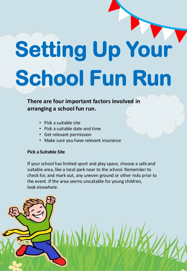 Free school fun run guide