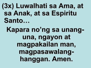 Angelus tagalog | PPT