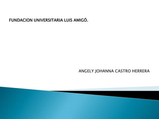 FUNDACION UNIVERSITARIA LUIS AMIGÓ.




                              ANGELY JOHANNA CASTRO HERRERA
 