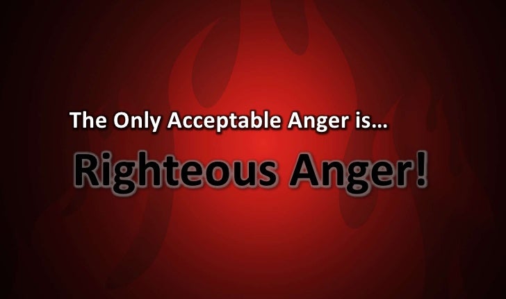 Integrity in our Unity: Anger