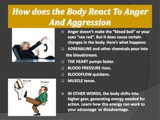 Anger and aggression ppt | PPTX