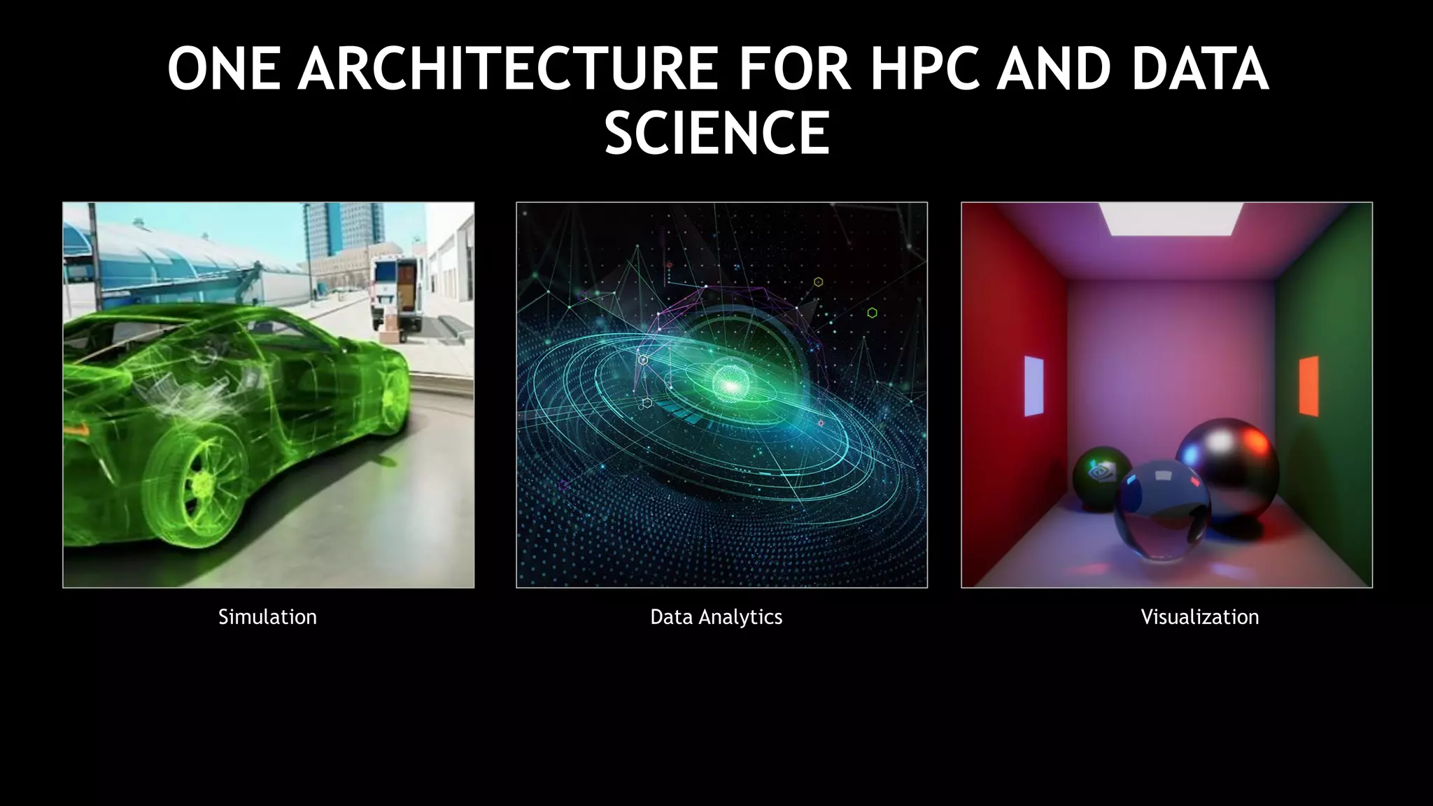 43
ONE ARCHITECTURE FOR HPC AND DATA
SCIENCE
Simulation Data Analytics Visualization
 