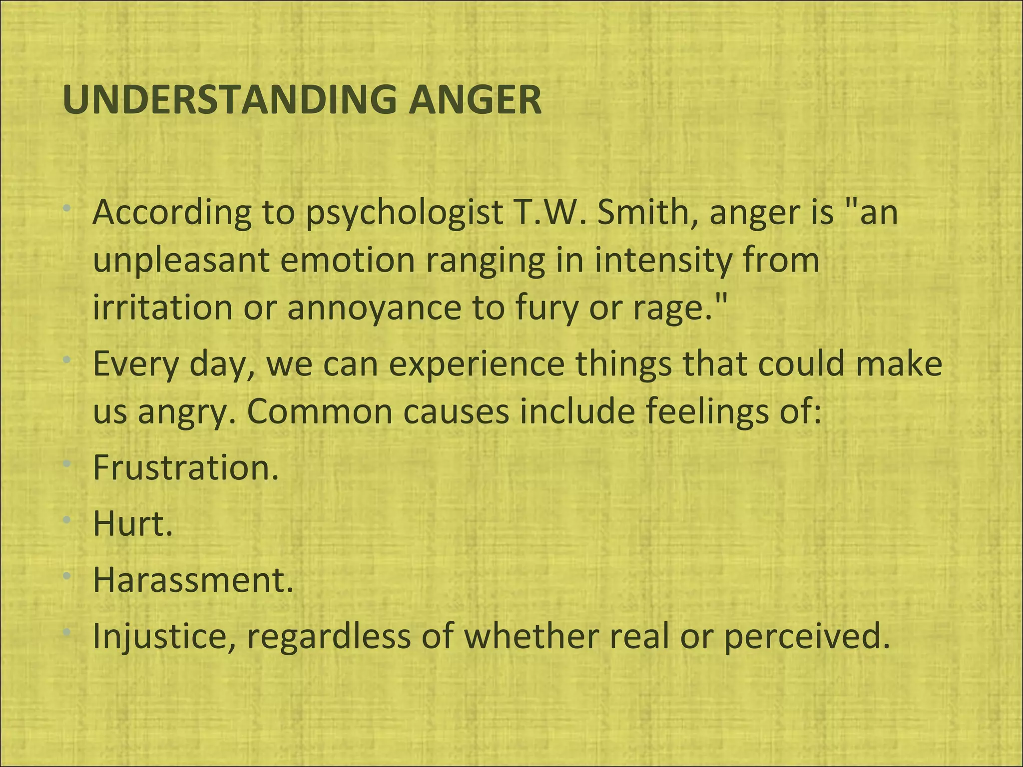 Anger management 12 strategies for | PPT