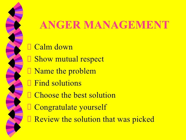 solution for bullying Anger Management