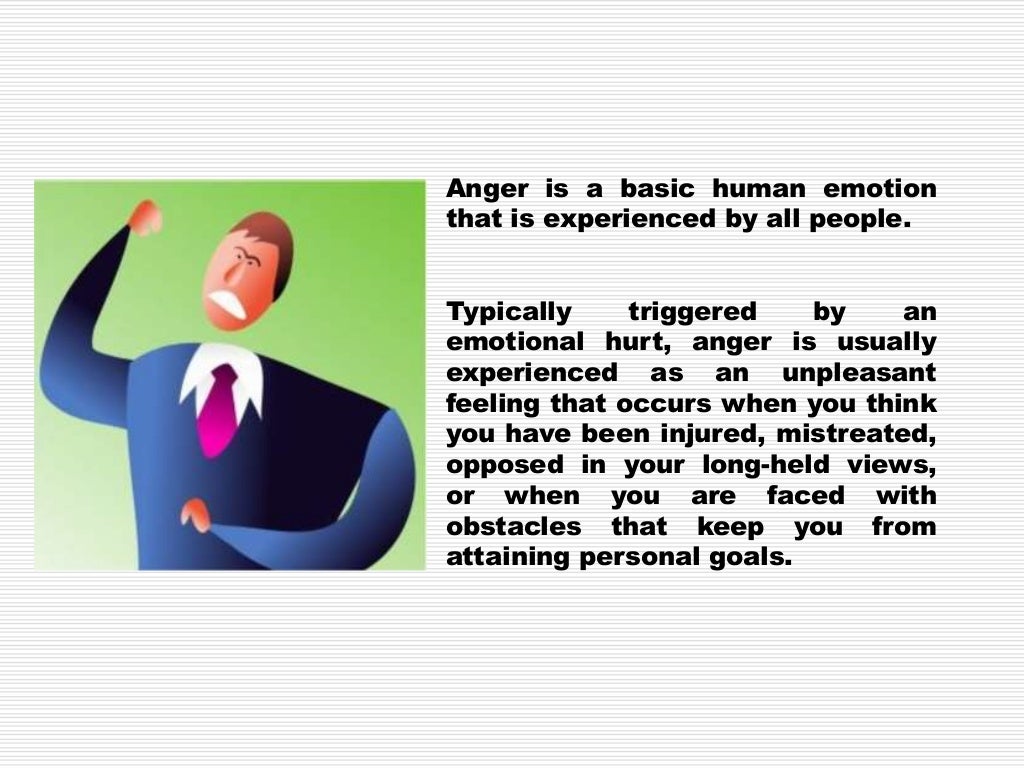 Anger Management A Speech