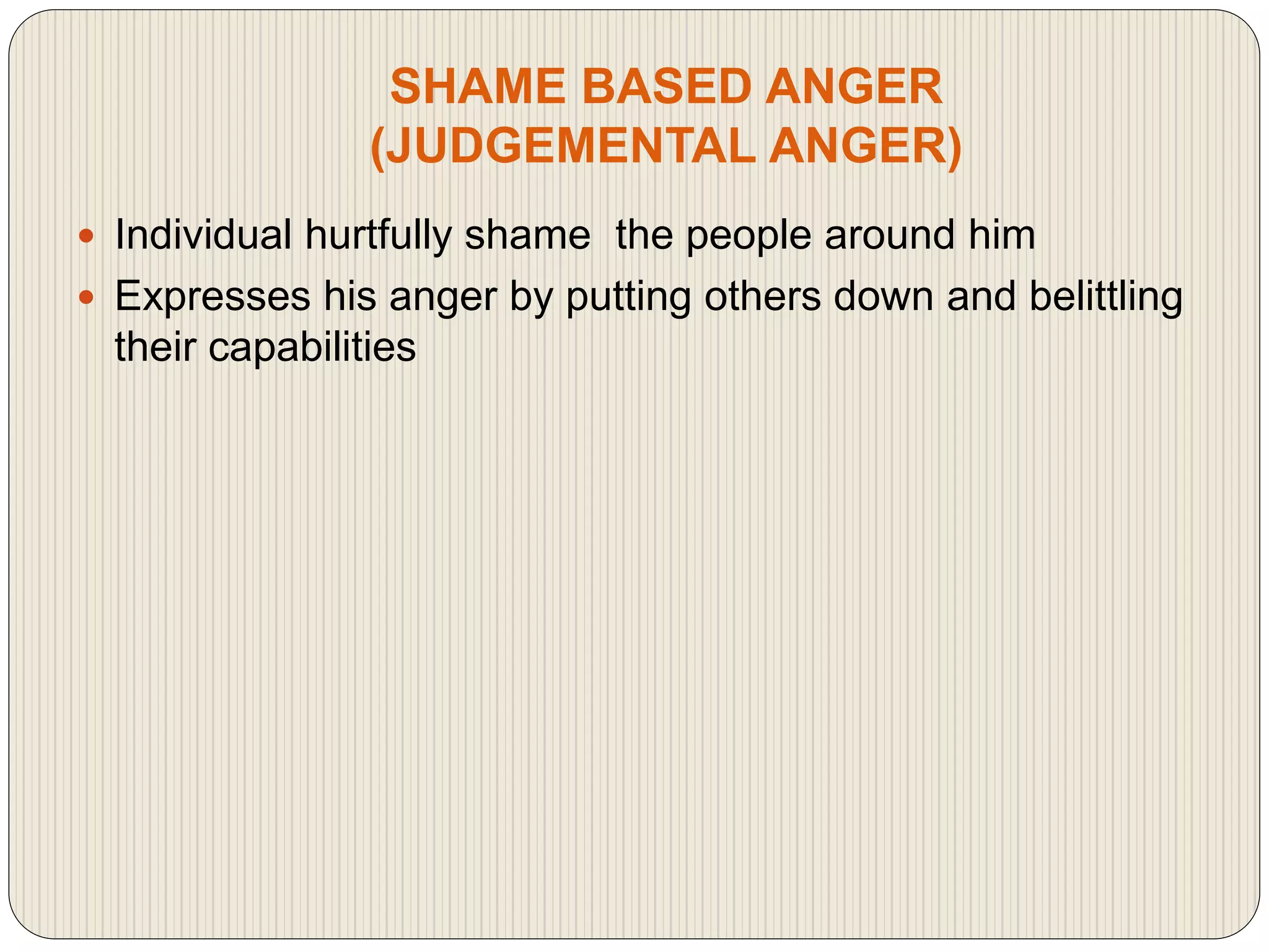 Anger management | PDF