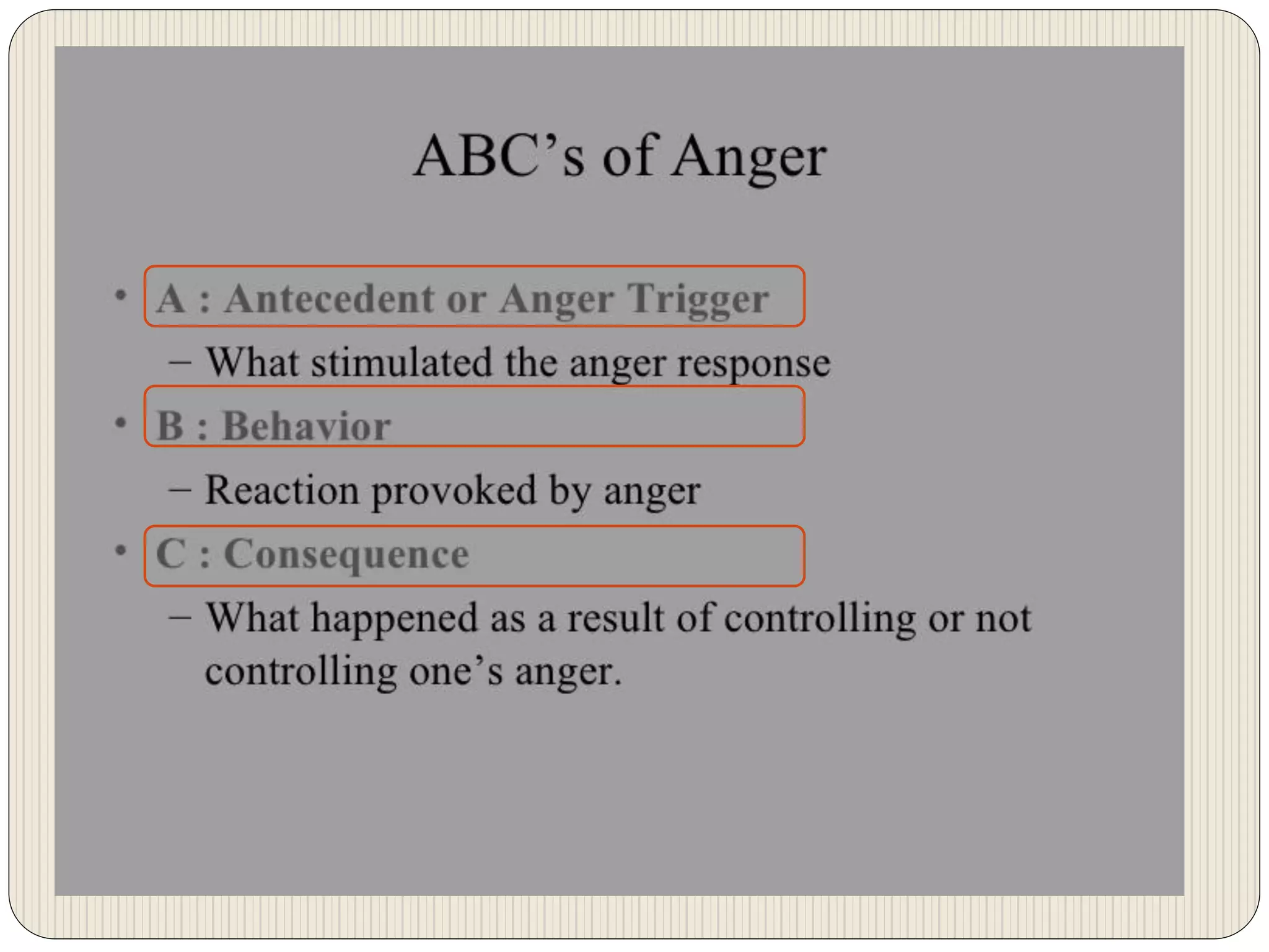 Anger management | PDF