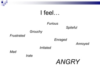 Infuriation ANGER MANAGEMENT.ppt