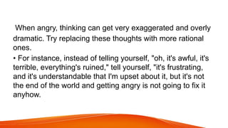 Overly Rational Anger Management.UNIT 4 B.pptx anger management | PPTX