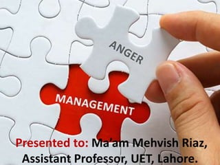 Presented to: Ma’am Mehvish Riaz,
Assistant Professor, UET, Lahore.
 