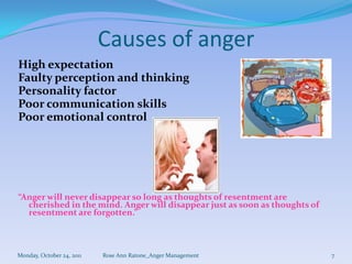 Anger management Presentation | PPTX