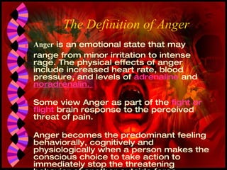 The Definition of Anger   ,[object Object],[object Object],[object Object]