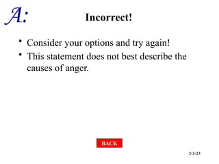 2-2-23
Incorrect!
• Consider your options and try again!
• This statement does not best describe the
causes of anger.
BACK
 