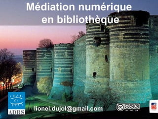 Médiation numérique
en bibliothèque
lionel.dujol@gmail.com
 