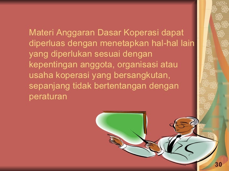 ANGGARAN DASAR KOPERASI