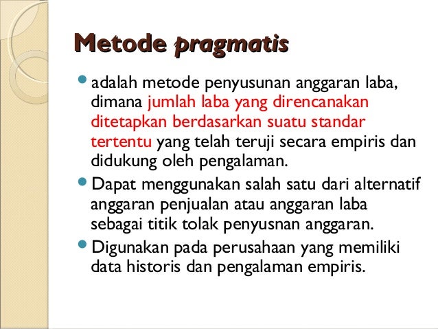 Anggaran operasional