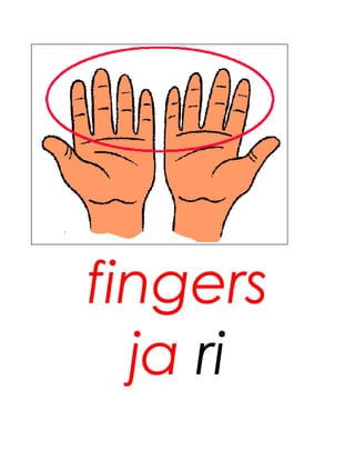 fingers
  ja ri
 