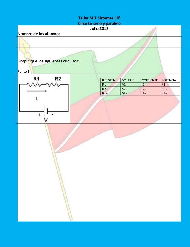 circuito serie paralelo